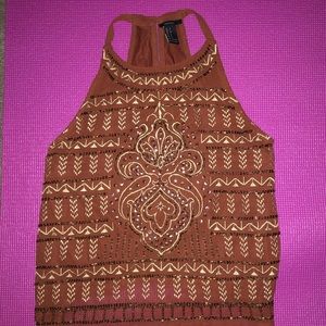 Forever 21 Beaded Tank Top